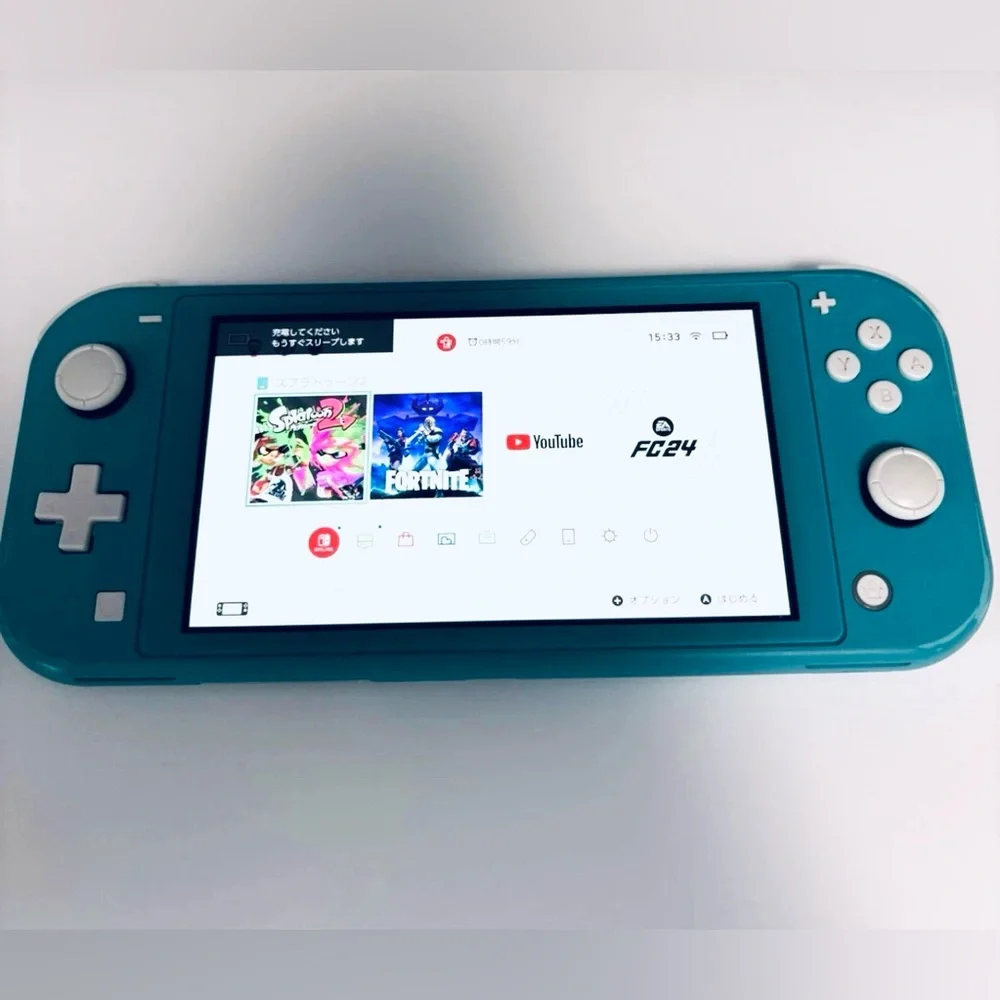 Nintendo Switch Lite - Blue What Case And Power Cord Conditions in Great Working